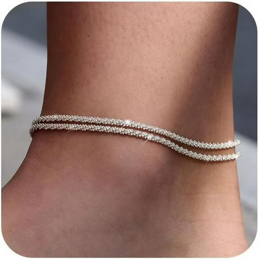 Chièa™ Sterling Adjustable Anklet